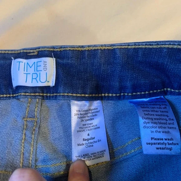 Time and Tru Blue Jeans - Picture 2 of 8